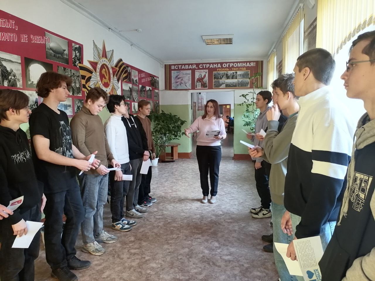 Церемония вступления в Общероссийское движение детей и молодежи «Движение Первых»
